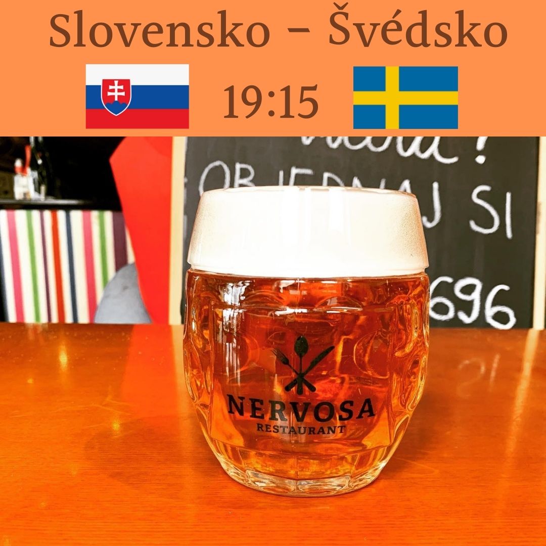 MS 2021 Slovensko - Švédsko 19:15